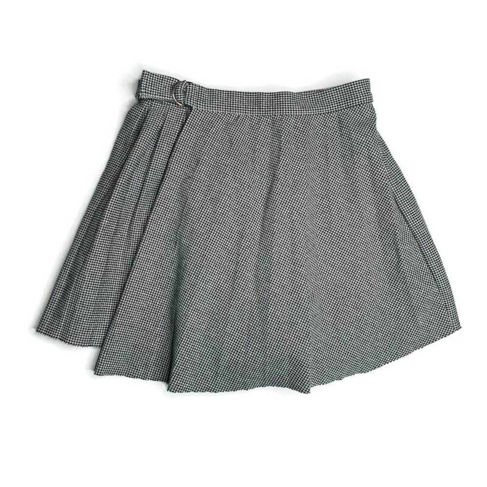 Zara girls‎ 12T gingham skater wrap skirt